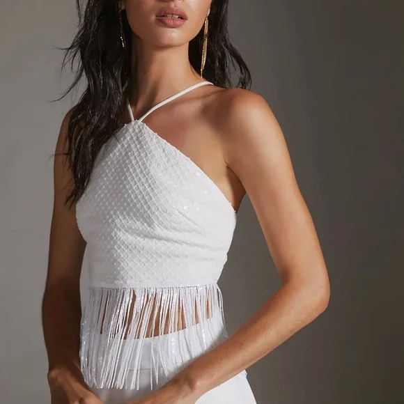 Elliatt Water Lily Top in size M in Ivory/White - Picture 3 of 11